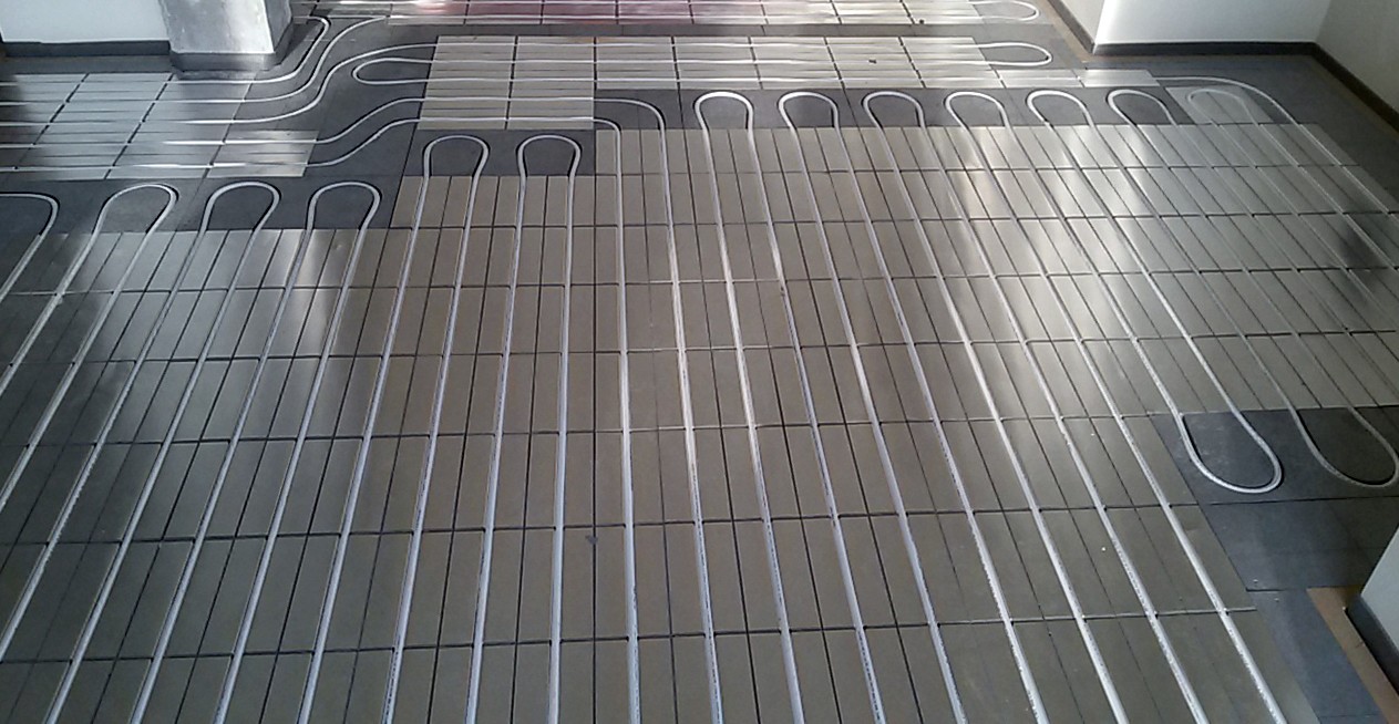 sistema radiante floortech dry26-posato
